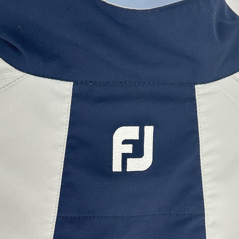 Footjoy 1/2 Zip Golf Pullover Windbreaker Jacket Size Large Dubs Dread GC KC - Picture 11 of 14